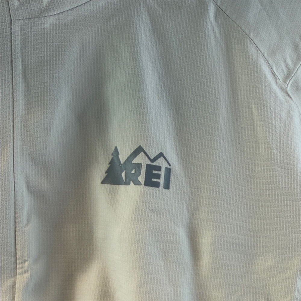 REI beige / Gray‎ Hooded Raincoat - Picture 15 of 15